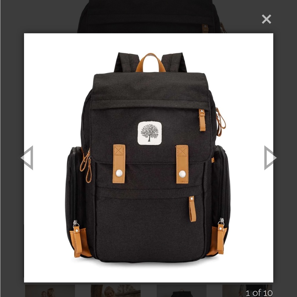 Unopened NWT Parker Baby Co. Birch bag in black.
